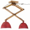 Plafonnier 25 W rouge délavé 29x18x85 cm E27 
