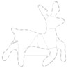Figure de renne de Noël avec 72 LED Blanc chaud 57x55x4,5 cm 