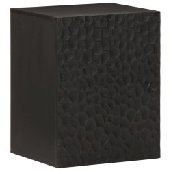 Armoire de salle de bain murale 38x33x48cm bois massif manguier 