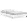 Cadre de lit sans matelas blanc 100x200 cm bois d'ingénierie 