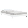 Cadre de lit sans matelas blanc 100x200 cm bois d'ingénierie 