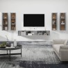 Ensemble de meubles TV 6 pcs Sonoma gris Bois d'ingénierie 