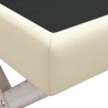 Tabouret de rangement 45x45x49 cm lin 