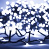 Guirlande à LED compacte avec 3000 LED Blanc froid 65 m PVC 