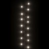 Guirlande à LED compacte avec 3000 LED Blanc froid 65 m PVC 