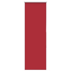 Store enrouleur occultant rouge largeur du tissu 40,7 cm 
