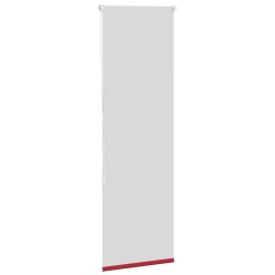 Store enrouleur occultant rouge largeur du tissu 40,7 cm 