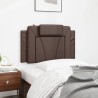 Coussin de tête de lit marron 90 cm similicuir 