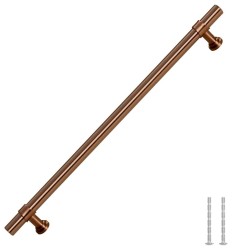 Poignées d'armoire 5 pcs bronze 224 mm acier inoxydable 