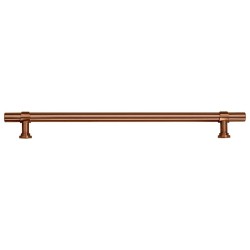Poignées d'armoire 5 pcs bronze 224 mm acier inoxydable 