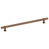 Poignées d'armoire 5 pcs bronze 224 mm acier inoxydable 
