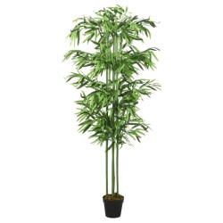 Bambou artificiel 864 feuilles 180 cm vert 