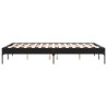 Cadre de lit sans matelas noir 135x190 cm 