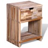 Table de chevet avec tiroir Bois de teck recyclé  