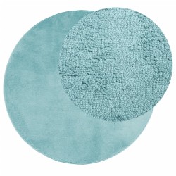 Tapis OVIEDO à poils courts vert Ø 100 cm 