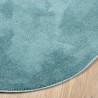 Tapis OVIEDO à poils courts vert Ø 100 cm 