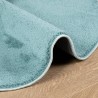 Tapis OVIEDO à poils courts vert Ø 100 cm 