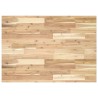 Dessus de table rectangulaire 80x70x2 cm bois massif d'acacia 