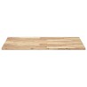 Dessus de table rectangulaire 80x70x2 cm bois massif d'acacia 