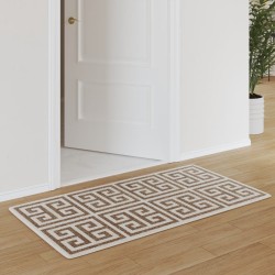 Tapis intérieur extérieur à poils courts 80x150 cm antidérapant 