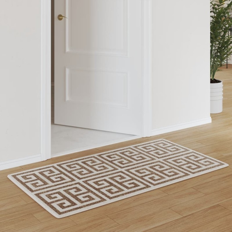 Tapis intérieur extérieur à poils courts 80x150 cm antidérapant 