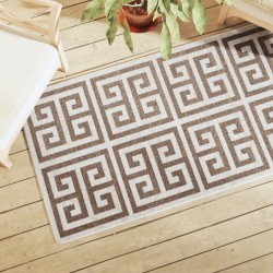 Tapis intérieur extérieur à poils courts 80x150 cm antidérapant 