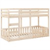 Lit superposé 90x190 cm Bois de pin massif 