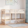 Lit superposé 90x190 cm Bois de pin massif 