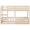 Lit superposé 90x190 cm Bois de pin massif 