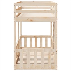 Lit superposé 90x190 cm Bois de pin massif 