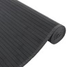 Tapis rectangulaire gris 80x200 cm bambou 