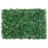  Clôture à feuilles d'arbustes artificiels 24 pcs Vert 40x60 cm 