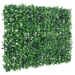  Clôture à feuilles d'arbustes artificiels 24 pcs Vert 40x60 cm 