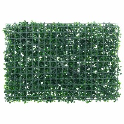  Clôture à feuilles d'arbustes artificiels 24 pcs Vert 40x60 cm 