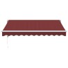 Auvent rétractable automatique bordeaux 300x250 cm 