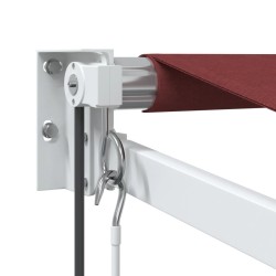 Auvent rétractable automatique bordeaux 300x250 cm 