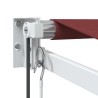 Auvent rétractable automatique bordeaux 300x250 cm 