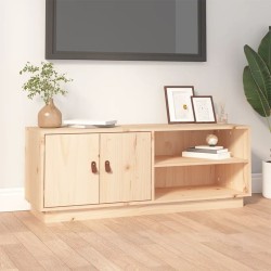 Meuble TV 105x34x40 cm Bois de pin massif 
