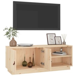 Meuble TV 105x34x40 cm Bois de pin massif 