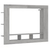 Meuble TV sonoma gris 152x22x113 cm bois d'ingénierie 