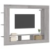 Meuble TV sonoma gris 152x22x113 cm bois d'ingénierie 