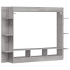 Meuble TV sonoma gris 152x22x113 cm bois d'ingénierie 