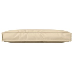 Coussin de palette beige 80x40x12 cm en tissu Oxford 