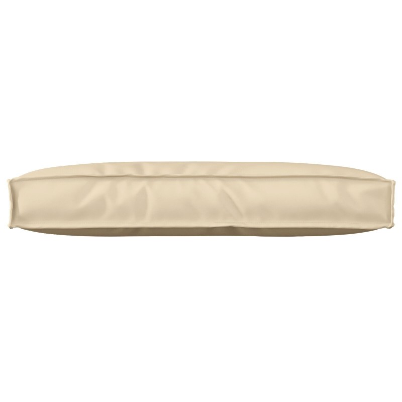 Coussin de palette beige 80x40x12 cm en tissu Oxford 