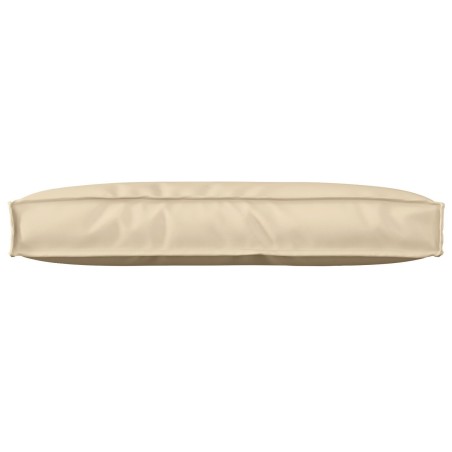 Coussin de palette beige 80x40x12 cm en tissu Oxford 