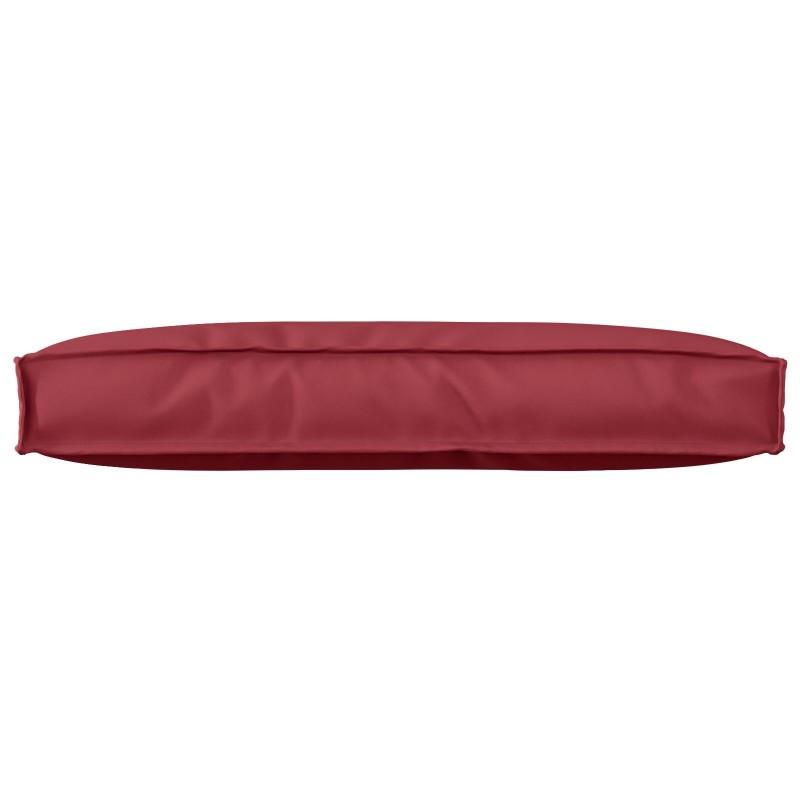 Coussin de Palette pour Dossier Bourgogne 80x40x12 cm Tissu Oxford 