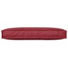Coussin de Palette pour Dossier Bourgogne 80x40x12 cm Tissu Oxford 