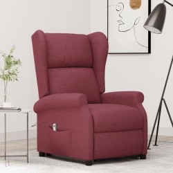 Fauteuil Rouge bordeaux Tissu 