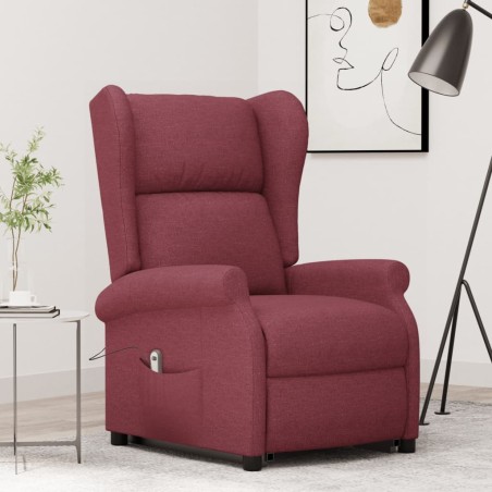Fauteuil Rouge bordeaux Tissu 