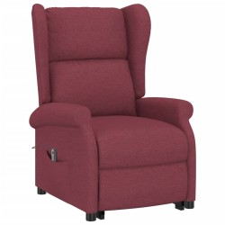 Fauteuil Rouge bordeaux Tissu 